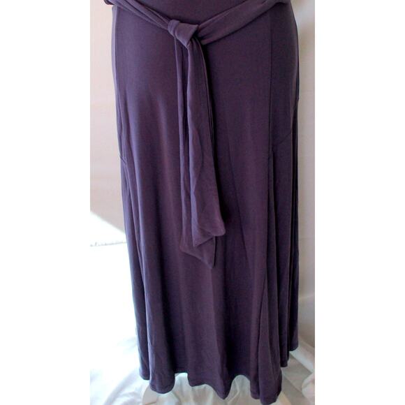 Nina Leonard Women's Purple Sleeveless Wrinkle Resistant Pull Over Dress NWT M. - Picture 7 of 12